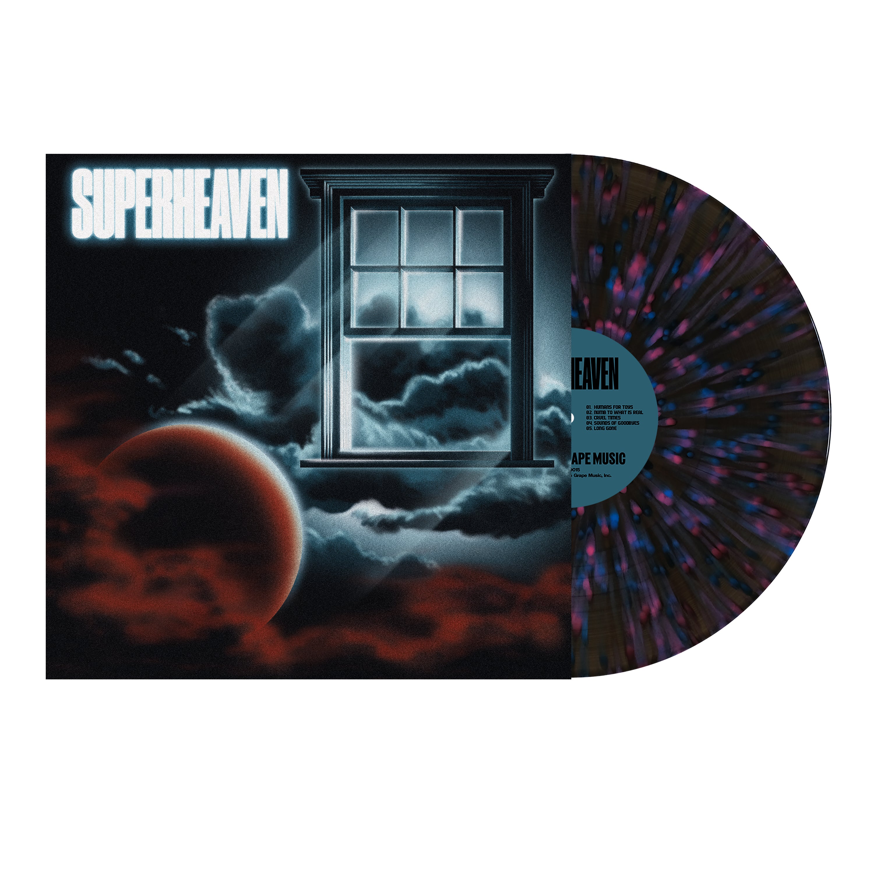 S/T LP (Black Ice/Sky Blue/Hot Pink Heavy Splatter)