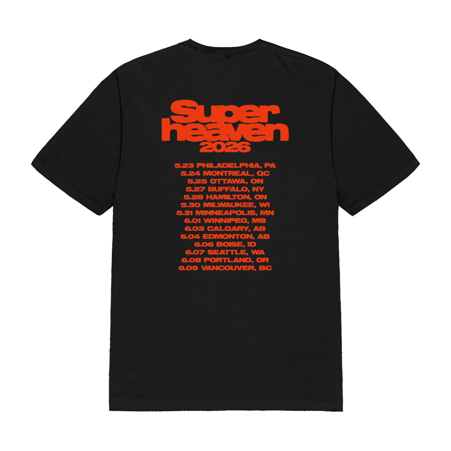 Spring 2026 Tour Tee