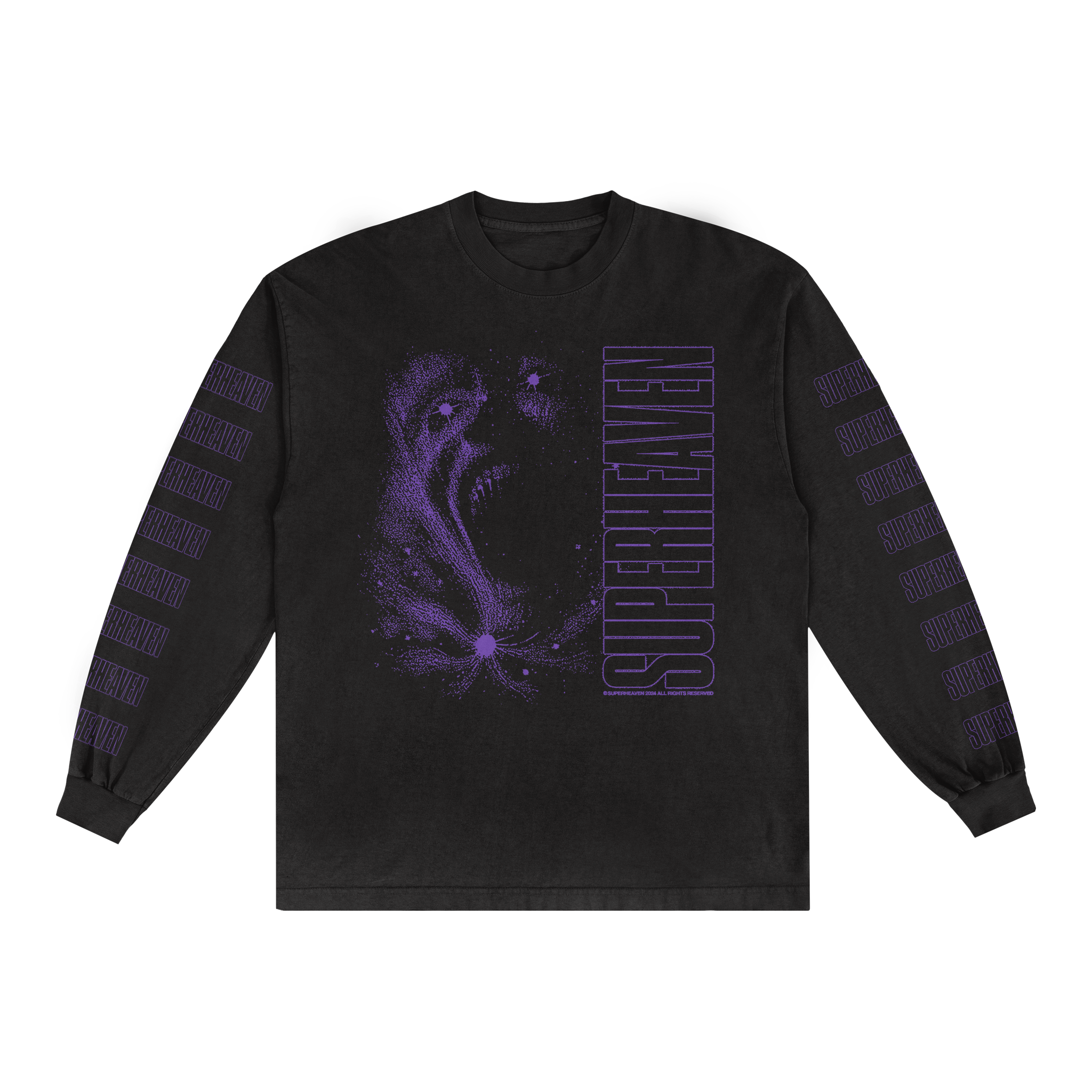 Space Scream Black Long Sleeve